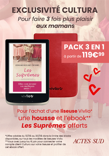 Bannière promotionnelle pour un bundle liseuse + housse + l'ebook les Suprêmes, spécial fête des mères.